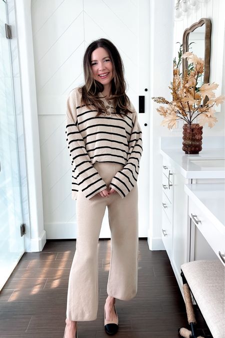 Cozy matching set - spring fashion - spring matching sweater set - amazon matching set - stripe matching set -comfy outfit inspo - loungewear - spring outfit inspo - amazon finds 

#LTKfindsunder50 #LTKSeasonal #LTKstyletip