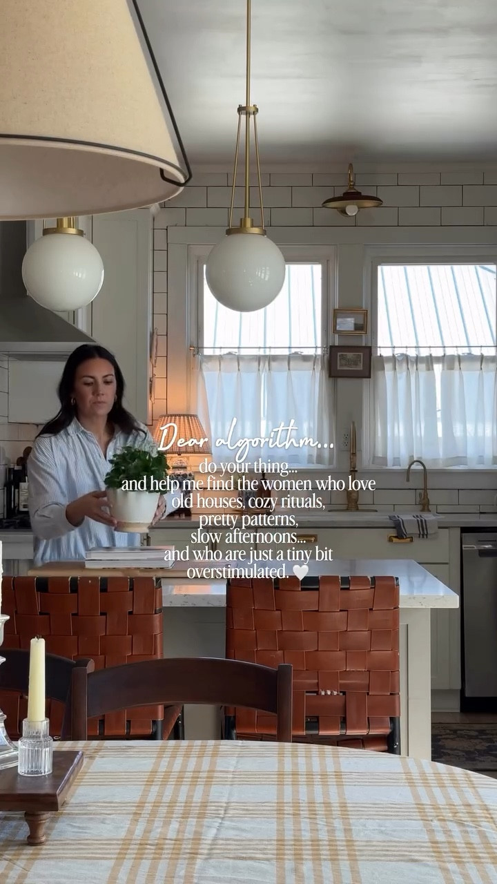 Dear algorithm, I am once again asking for…

Women who love old houses more than Target runs.
Who think a quiet afternoon at home counts as plans.
Who collect teacups, throw pillows, and “just one more lamp.”

Who crave beauty and calm… while living in the chaos of motherhood. 

Women who are tired, sentimental, slightly overstimulated…but still determined to make life feel warm and meaningful anyway. 🤍

If that sounds like you, I think you just found your corner of the internet.

Hi, I’m Tessa. Welcome home. 🏡

-

#DearAlgorithm #FindMyCorner #MomLifeReal #WomenOfInstagram #CozyGirlLife