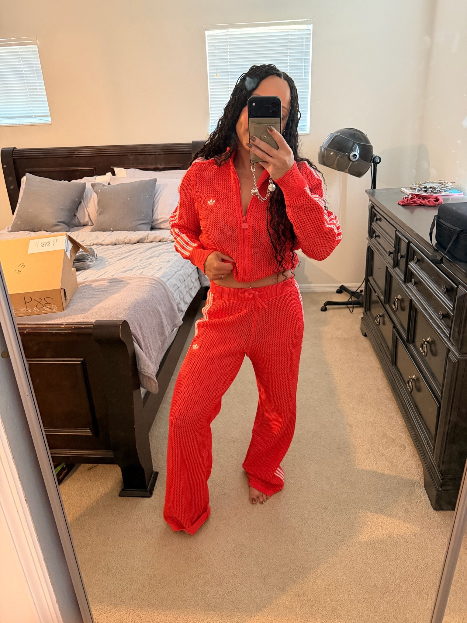 This is a #crochettracksuit from @adidas and I LOVE. The color is beautiful. I plan on using it as a bikini coverup - you know those days where you stay on the beach until the sun is going down? Throw this on for a little warmth from the ocean breeze. I’m wearing a size M. 

Save an extra 30% off that already markdown price through 5/26 with promo code SCORE.

#adidas #crochet #knittracksuit #adidassets #outfitideas

#LTKootd #LTKSaleAlert #LTKgrwm
