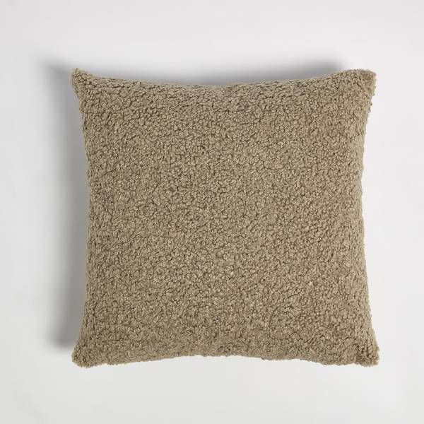 ïn home Faux Sheep Skin Cushion - Light Brown - 50x50cm | The Hut (UK)