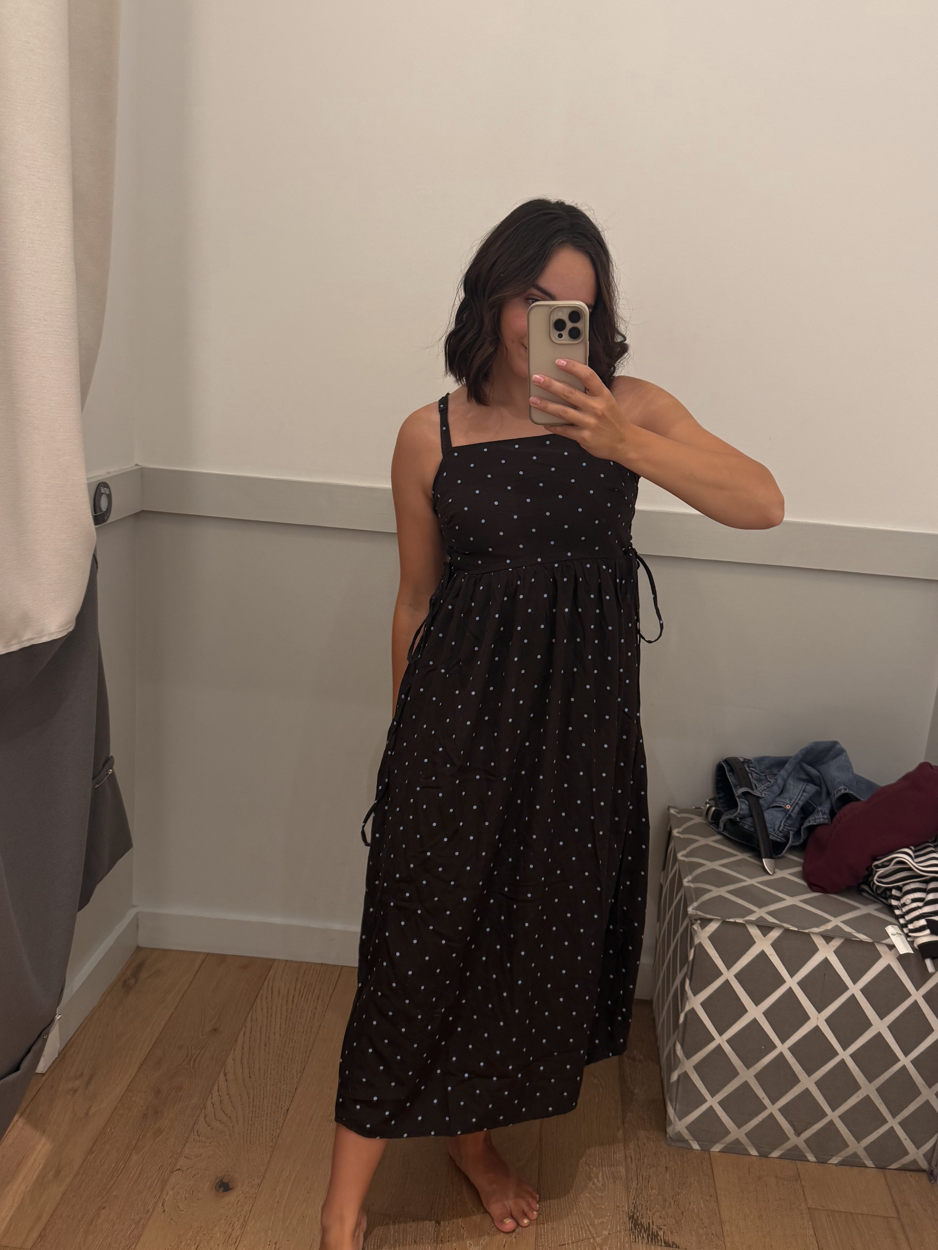 Fun and easy polka dot dress for summer 

 #LTKsummer #LTKstyletip #LTKpetite