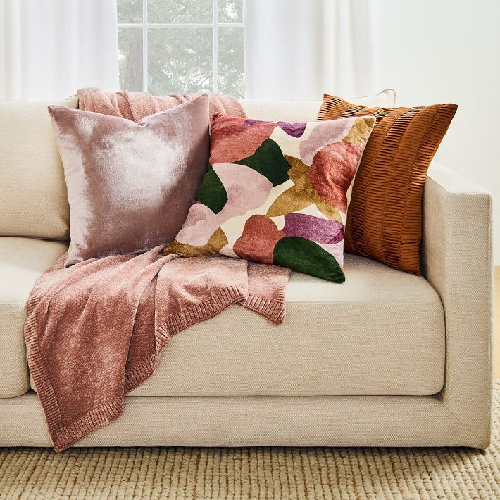 Vertical Pleated TENCEL™ Pillow Cover | West Elm (US)