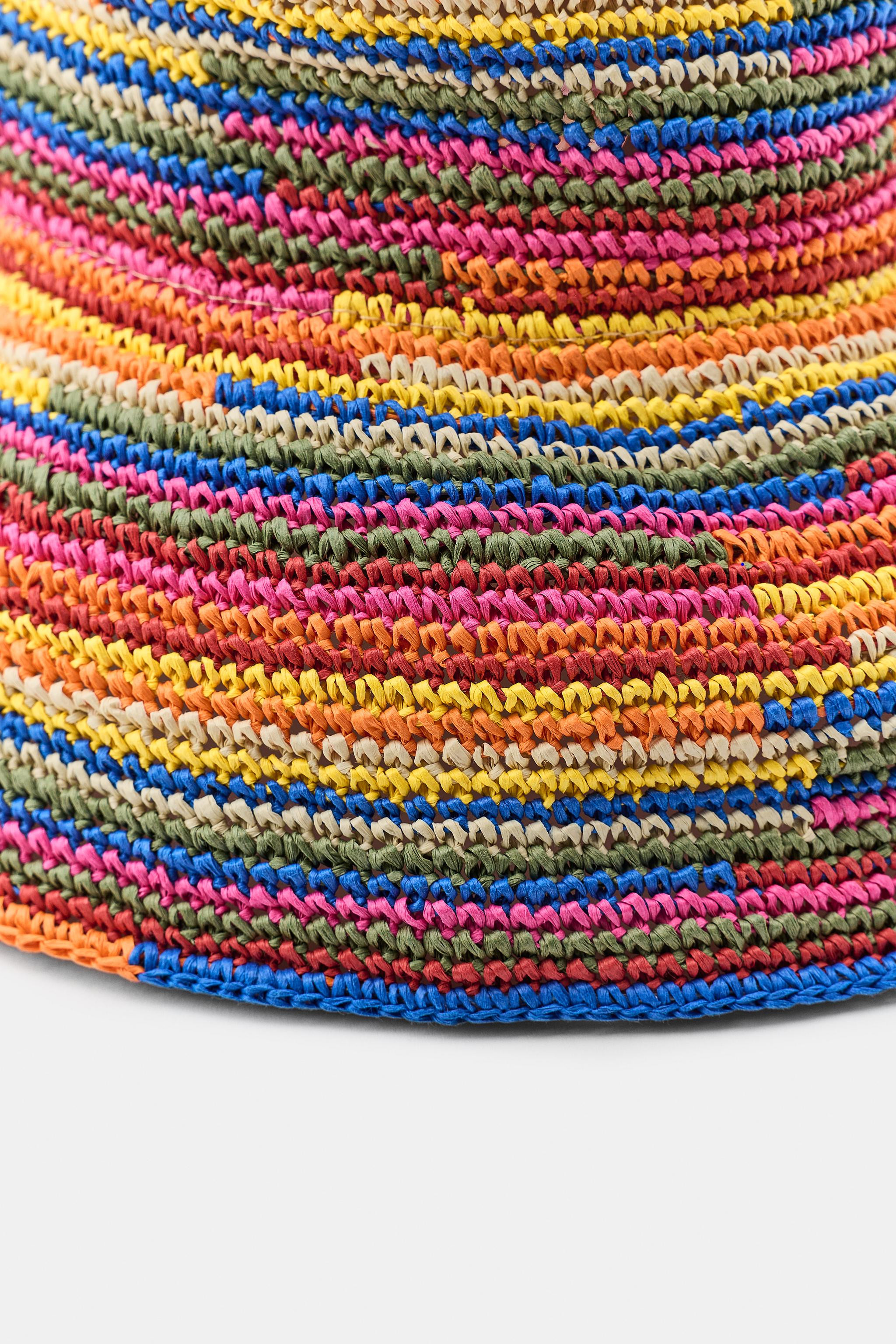 Color-block bucket hat. | Zara US