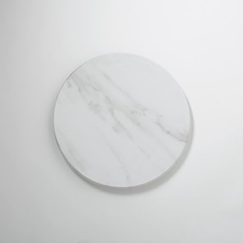 American Metalcraft MW14 Marble Melamine Serving Board, Round, White, 14-Inch Diameter | Amazon (US)