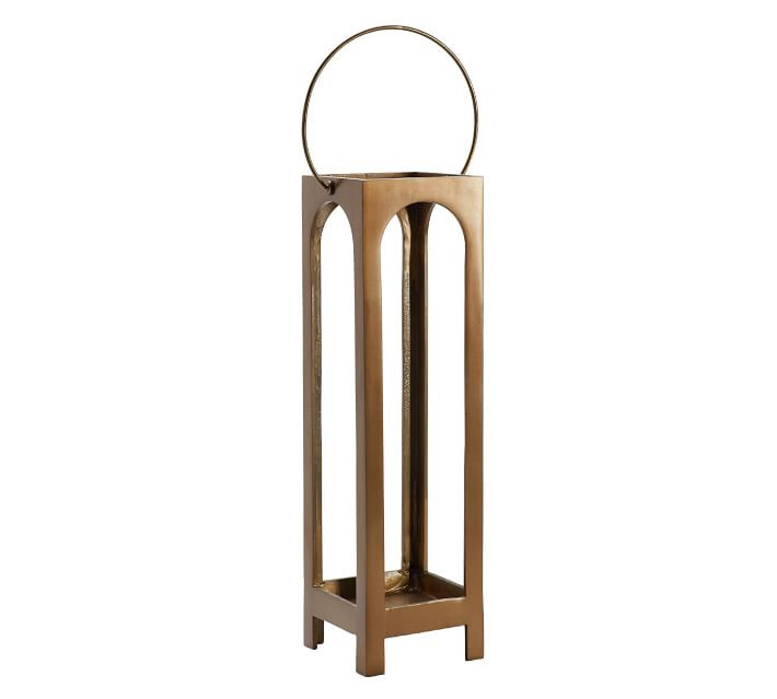 Danika Handcrafted Brass Lanterns | Pottery Barn (US)