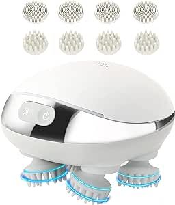 MOUNTRAX 5 in 1 Electric Scalp Massager, Portable Heated Head Kneading 88 Massage Nodes, 2 Styles... | Amazon (US)