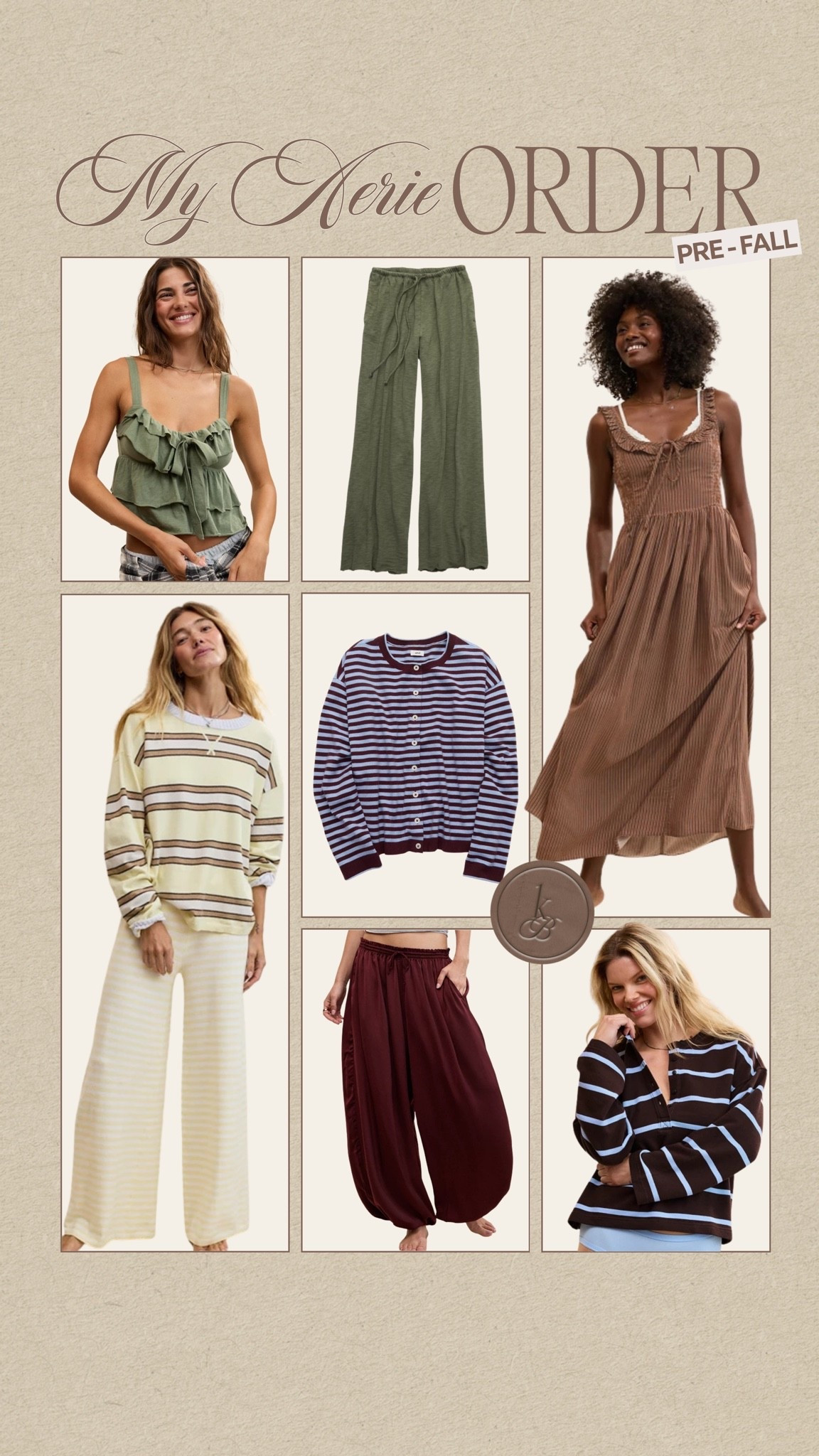 My recent @Aerie order🤎 Pre fall vibes

#LTKSaleAlert #LTKMidsize