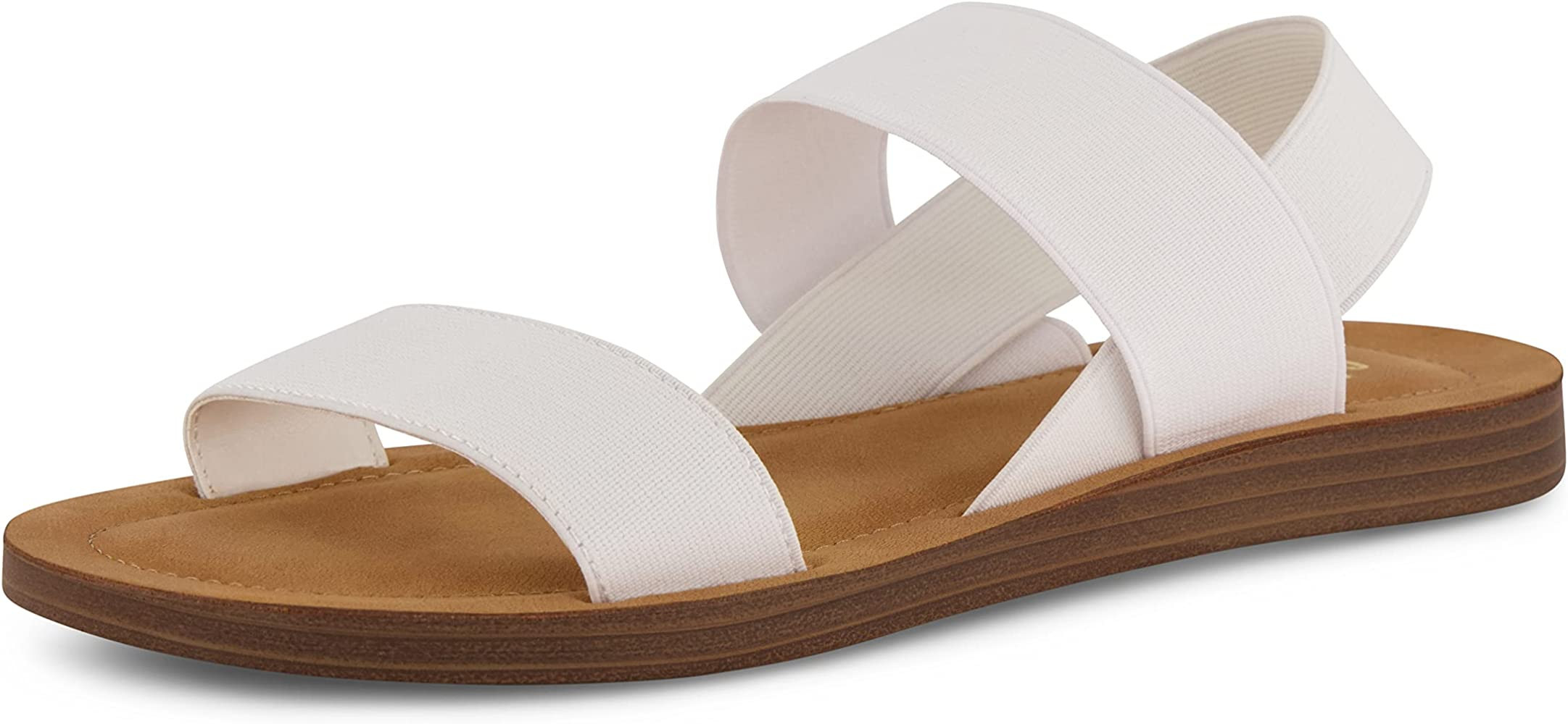 CUSHIONAIRE Women's Ina stretch sandal +Memory Foam | Amazon (US)
