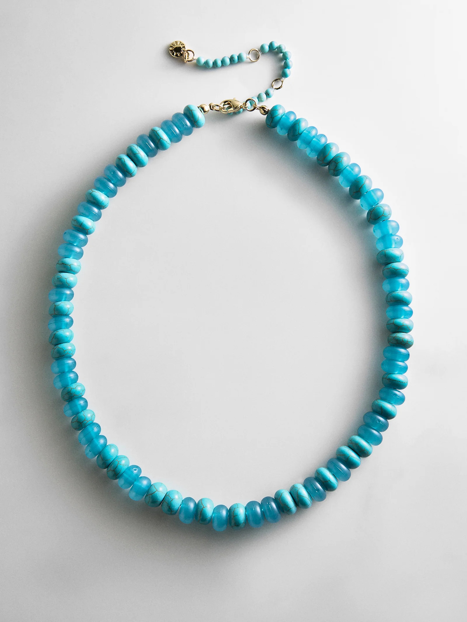 Joyce Semi-Precious Beaded Necklace - Turquoise | BaubleBar