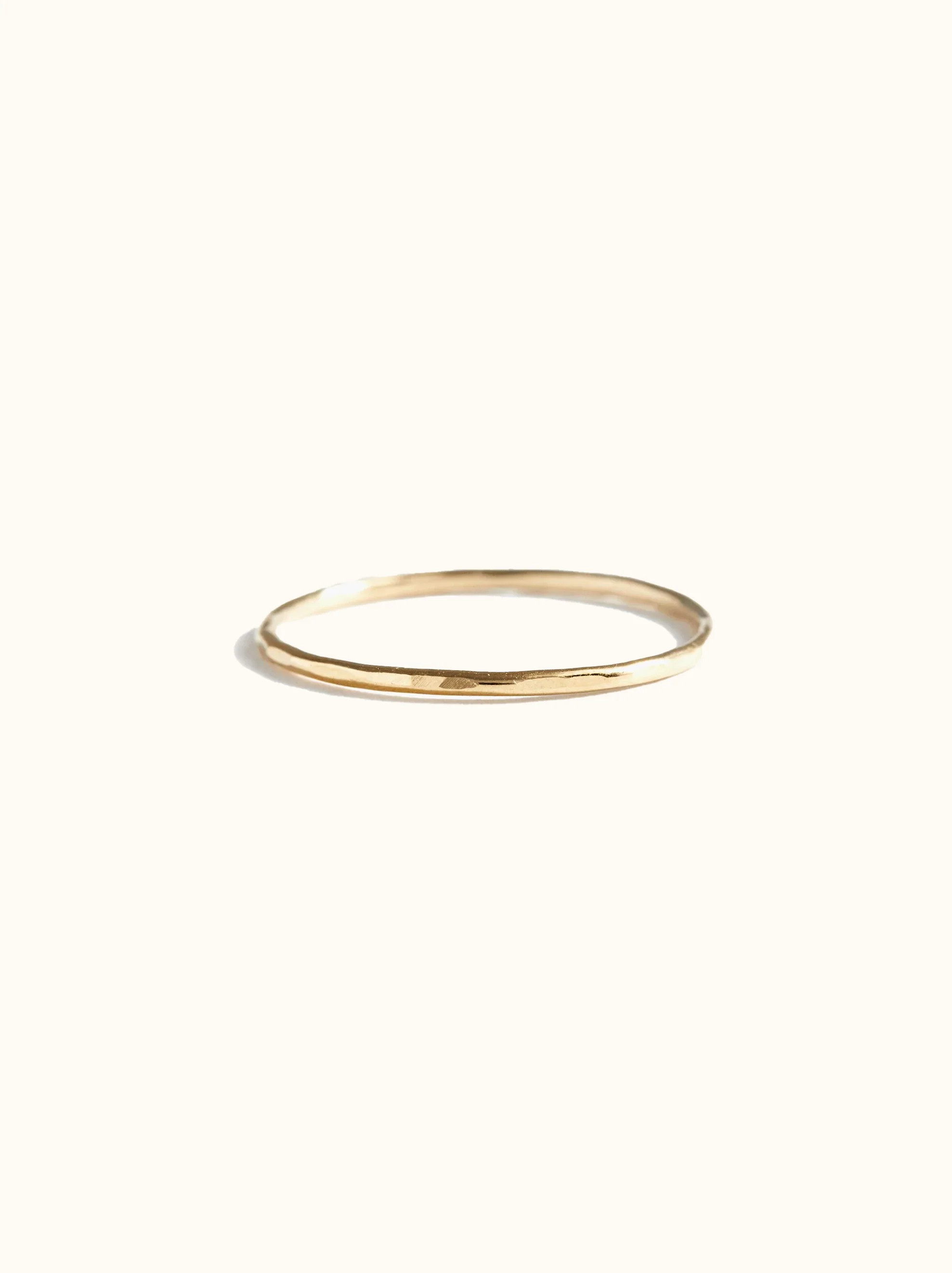 Hammered Stacking Ring | ABLE Clothing