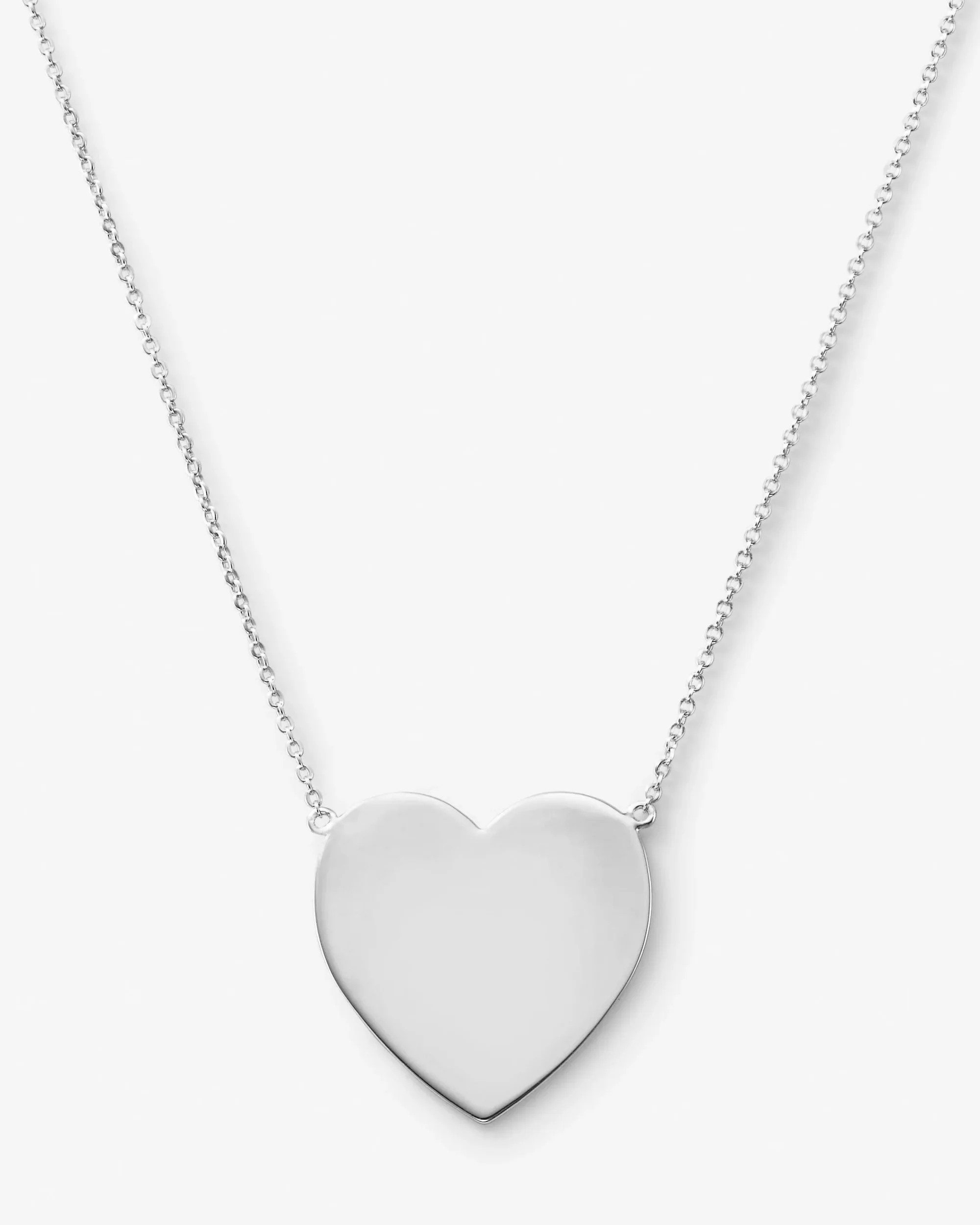 XL You Have My Heart Necklace - Silver | Melinda Maria Jewelry
