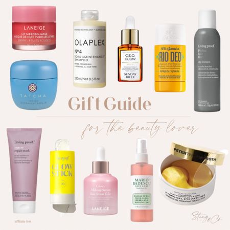 This gift guide for the beauty lover includes skincare and haircare from luxury brands like SuperGoop, Perter Thomas Roth, Sunday Riley, Olaplex, Tatcha, Sol de Janeiro, and Mario Badescu. 

Skincare, serum, dry shampoo, gifts for her, gifts for mom, Amazon gifts

#LTKbeauty #LTKfindsunder50 #LTKGiftGuide