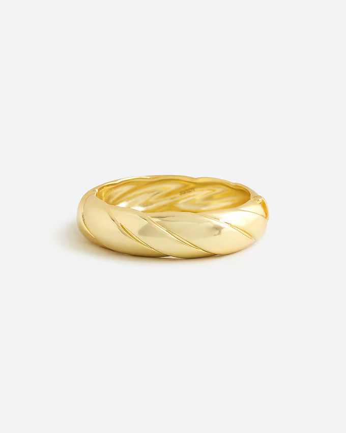 Ridged cuff bracelet | J. Crew US
