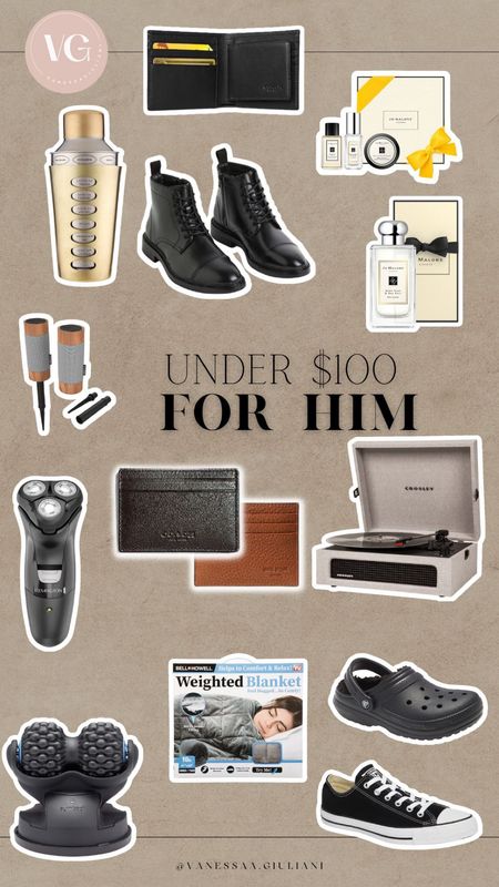 Shop this gift guide for him all items under $100.

#LTKHoliday #LTKsalealert #LTKSeasonal