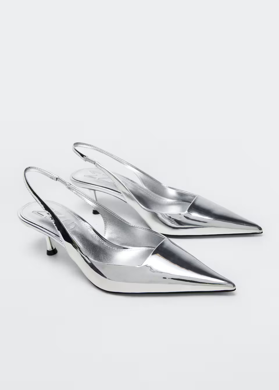 metallic toe leather shoe -  Women | Mango United Kingdom | MANGO (UK)