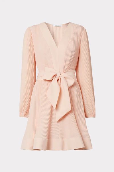 Liv Pleated Dress | MILLY
