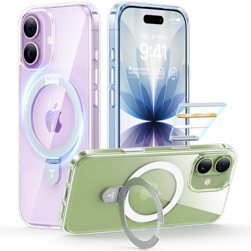 TORRAS for iPhone 17 Case Clear Magnetic Stand, Fit for MagSafe, 6.3" | Amazon (US)