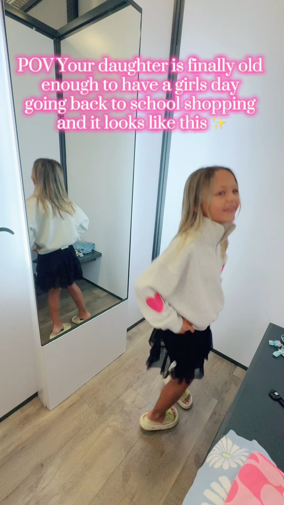 ✨Cue the Starbucks run, trying on everything, and picking out sparkly folders we both know she doesn’t need 💕📚

#GirlsDayOut #BackToSchoolshopping #GirlMom #MakingCoreMemories #TargetRun #MomLifeMoments 

#LTKStyleTip #LTKKids #LTKFamily