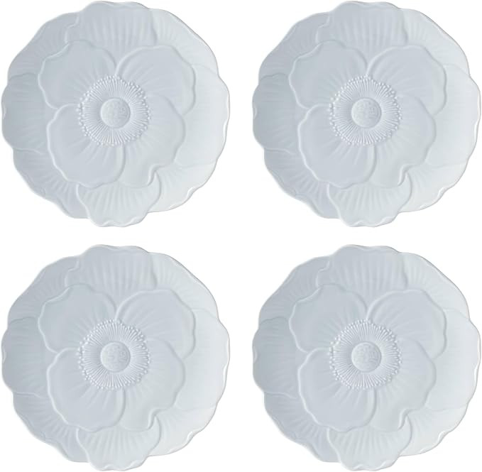 Lenox 897766 Butterfly Meadow Floral Accent Plates, Blue, Set of 4 | Amazon (US)