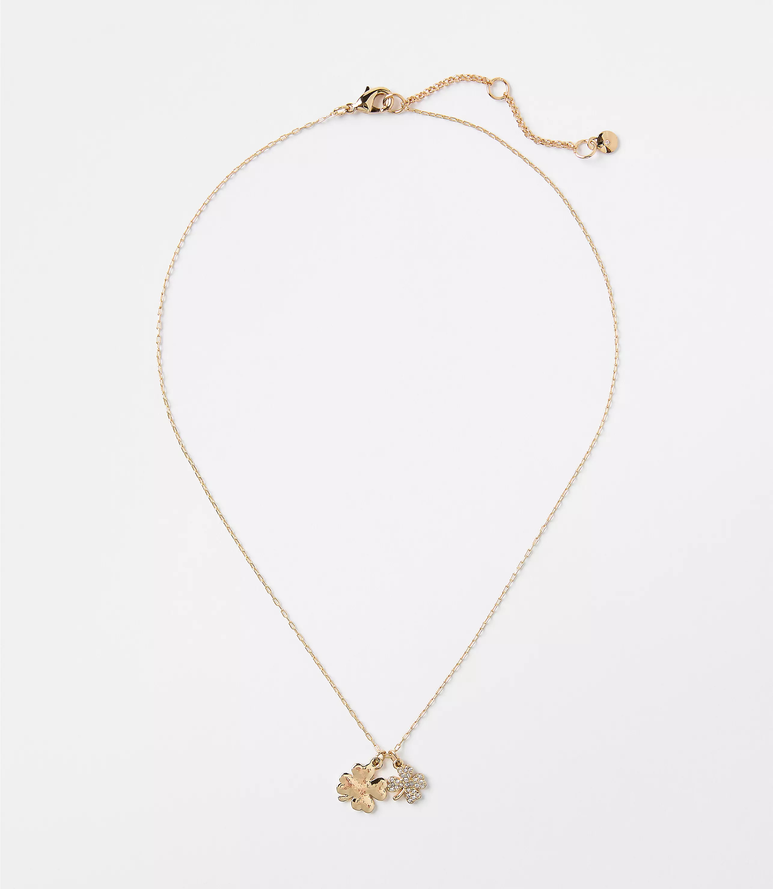 Pave Clover Necklace | LOFT