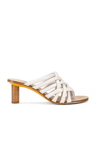 Rag & Bone Infinity Heeled Mule in Antique White from Revolve.com | Revolve Clothing (Global)