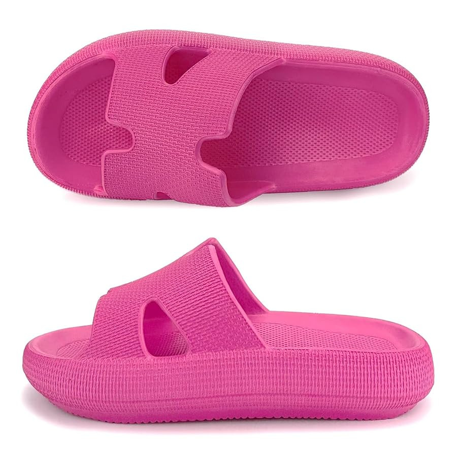Cloud Slides for Women and Men Cushion Recovery Pillow Sandals, Memory Foam House Shower Slippers... | Amazon (US)