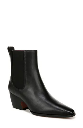 SARTO by Franco Sarto Vianca Bootie in Black at Nordstrom Rack, Size 10 | Nordstrom Rack