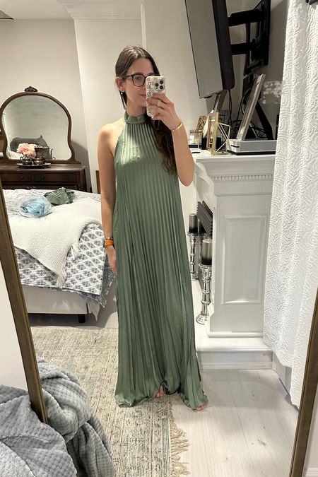 Abercrombie & Fitch halter maxi dress 

#LTKstyletip