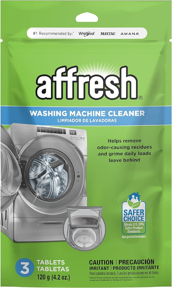 Affresh Washing Machine Cleaner, Cleans Front Load and Top Load Washers, Including HE, 3 Tablets | Amazon (US)