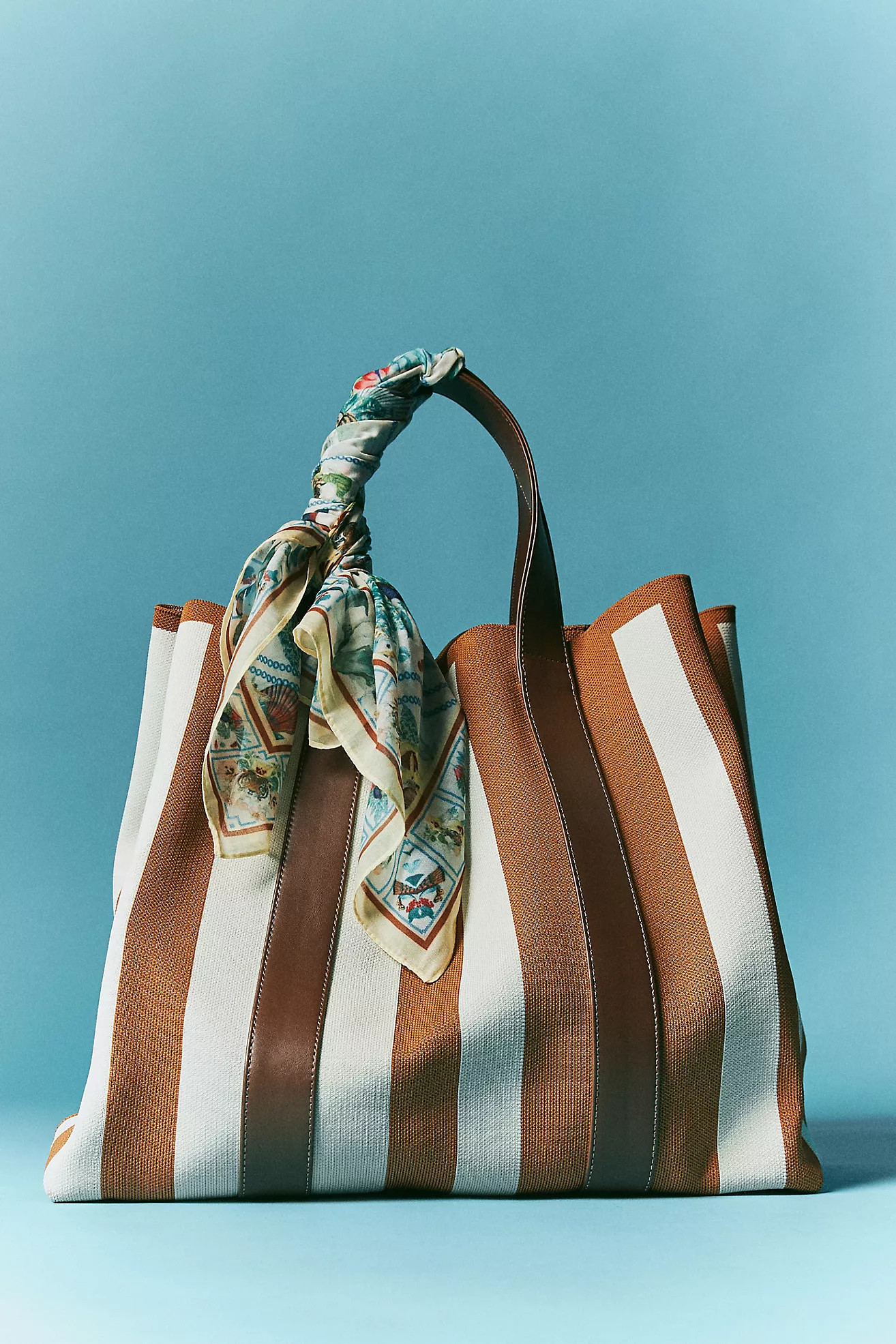Everyday Stripe Knit Tote | Anthropologie (US)