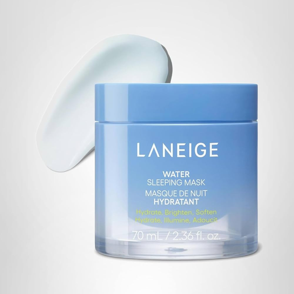 LANEIGE Water Sleeping Mask: Hydrating Korean Overnight Mask with Squalane & Probiotic-Derived Co... | Amazon (US)