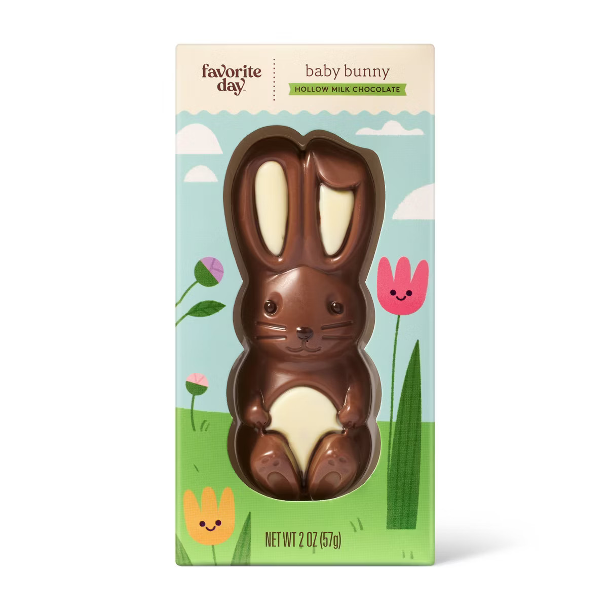 Spring Easter Milk Chocolate Hollow Bunny - 2oz - Favorite Day™ | Target