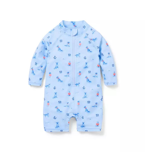 Baby Recycled Nautical Dog Rash Guard Swimsuit | Janie and Jack