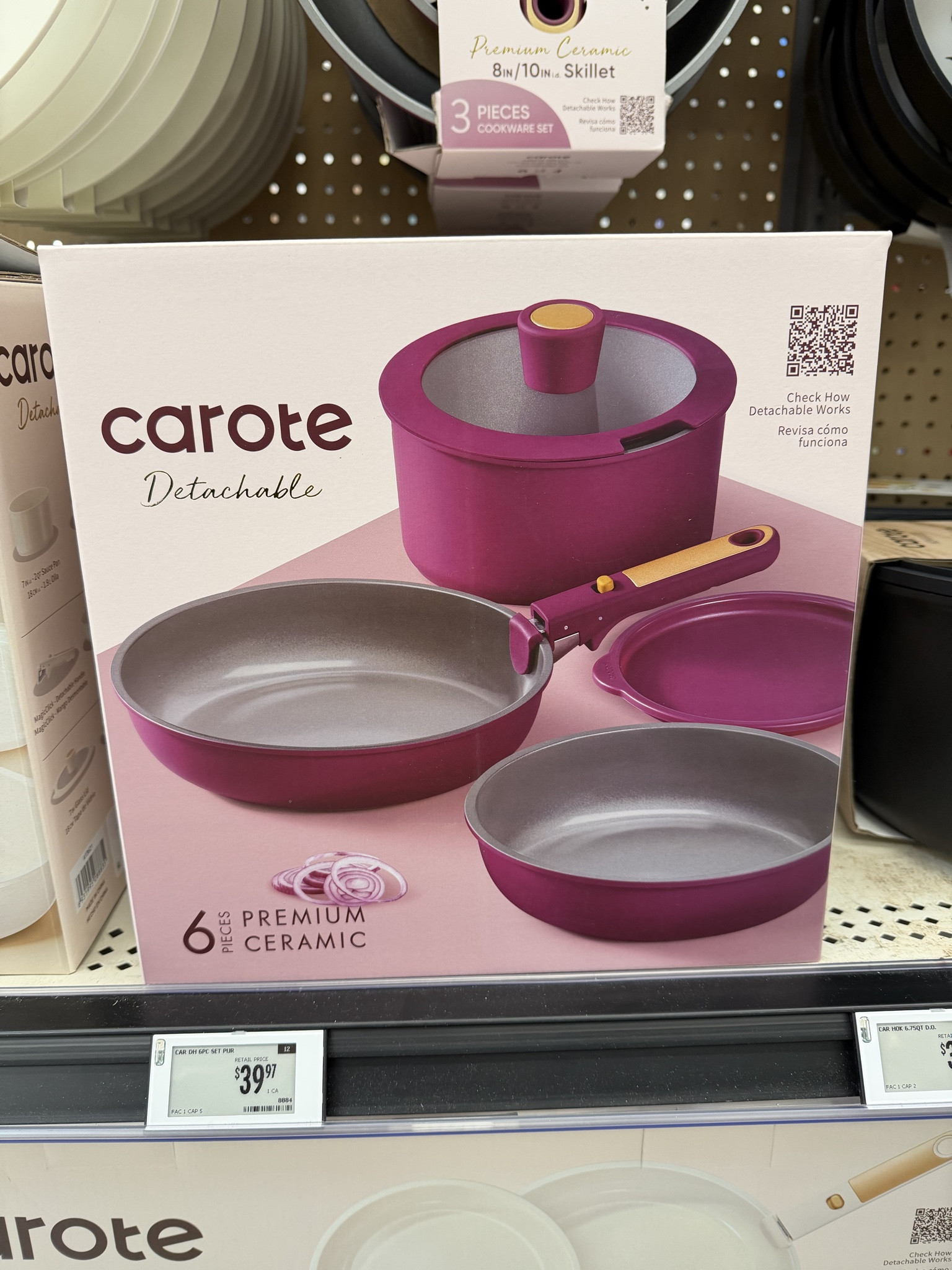 Ceramic nonstick coating with perfect durability is truly free of harmful chemicals. Enjoy worry-free cooking safely and easily with Carote cookware.
Space-Saving Design: Engineered for compact kitchens, the Carote cookware set stacks neatly to save cabinet space, saving up to 70% space.
Oven & Dishwasher Safe: Up to 480°F for versatile stovetop-to-oven cooking. Easy to clean and dishwasher-safe for hassle-free clean.

#LTKHoliday #LTKGiftGuide #LTKfoodie