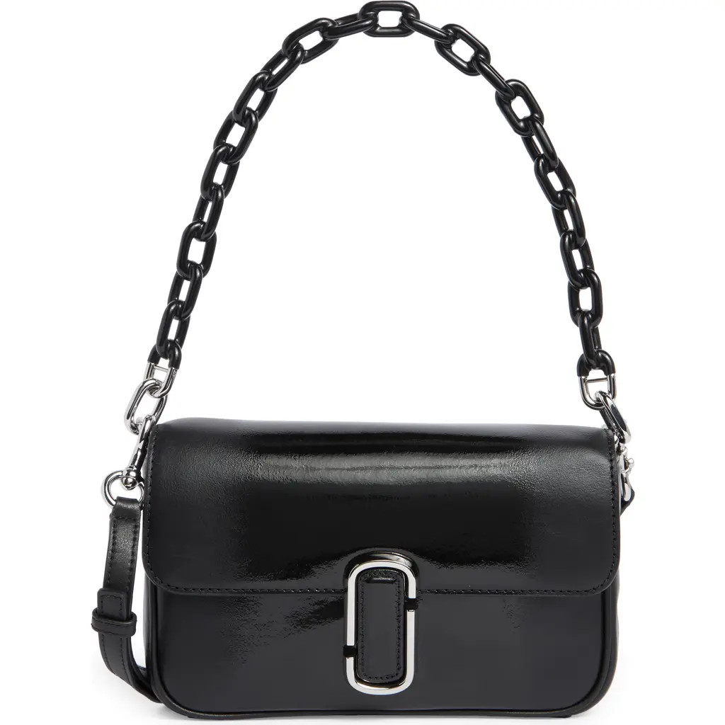 Marc Jacobs The Leather Shoulder Bag in Black at Nordstrom Rack | Nordstrom Rack