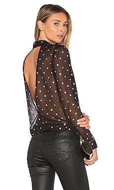 Lovers and Friends Whisper Top in Gold Dot from Revolve.com | Revolve Clothing (Global)