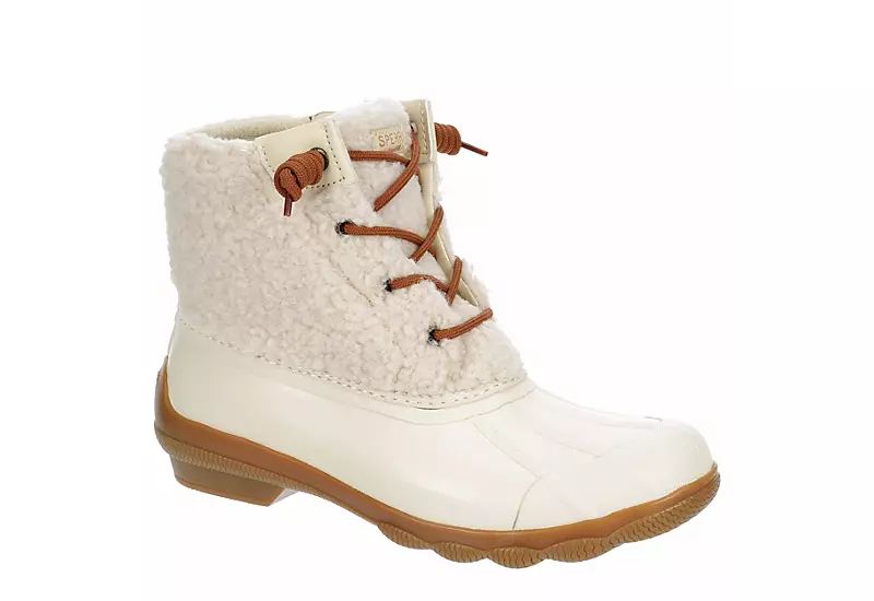 IVORY SPERRY Womens Syren Gulf Sherpa Duck Boot | Rack Room Shoes