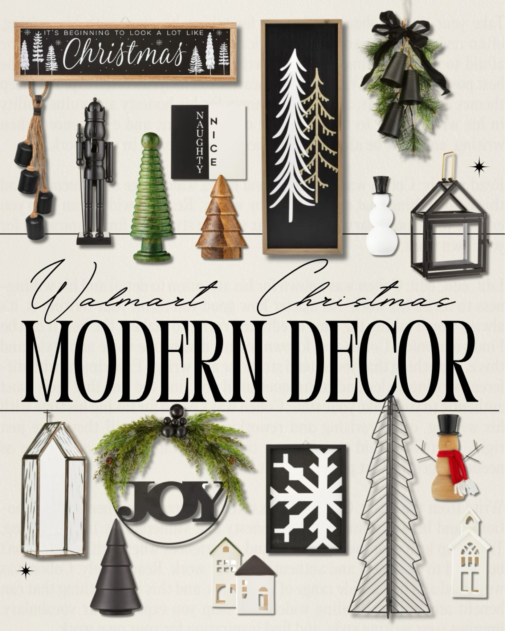 Modern decor for Christmas 🖤

#LTKSeasonal #LTKHoliday #LTKhome