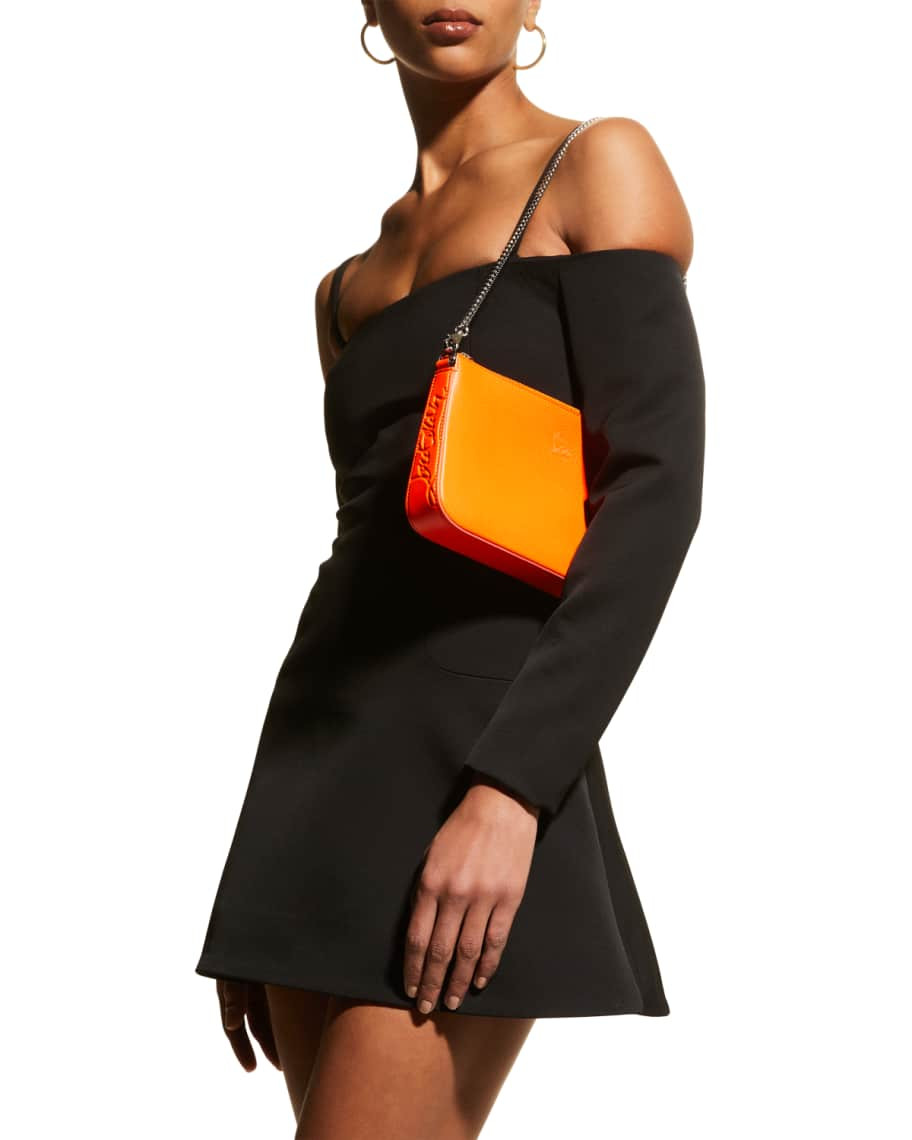 Loubila Pouch Chain Clutch Bag | Neiman Marcus