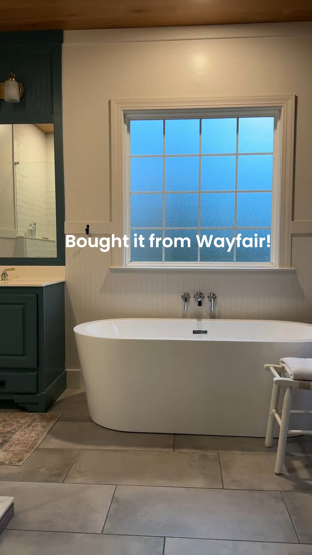 Can you believe I bought this freestanding bathtub from @Wayfair? So good! #ad #wayfair#wayfairpartner￼

#LTKHome #LTKSaleAlert