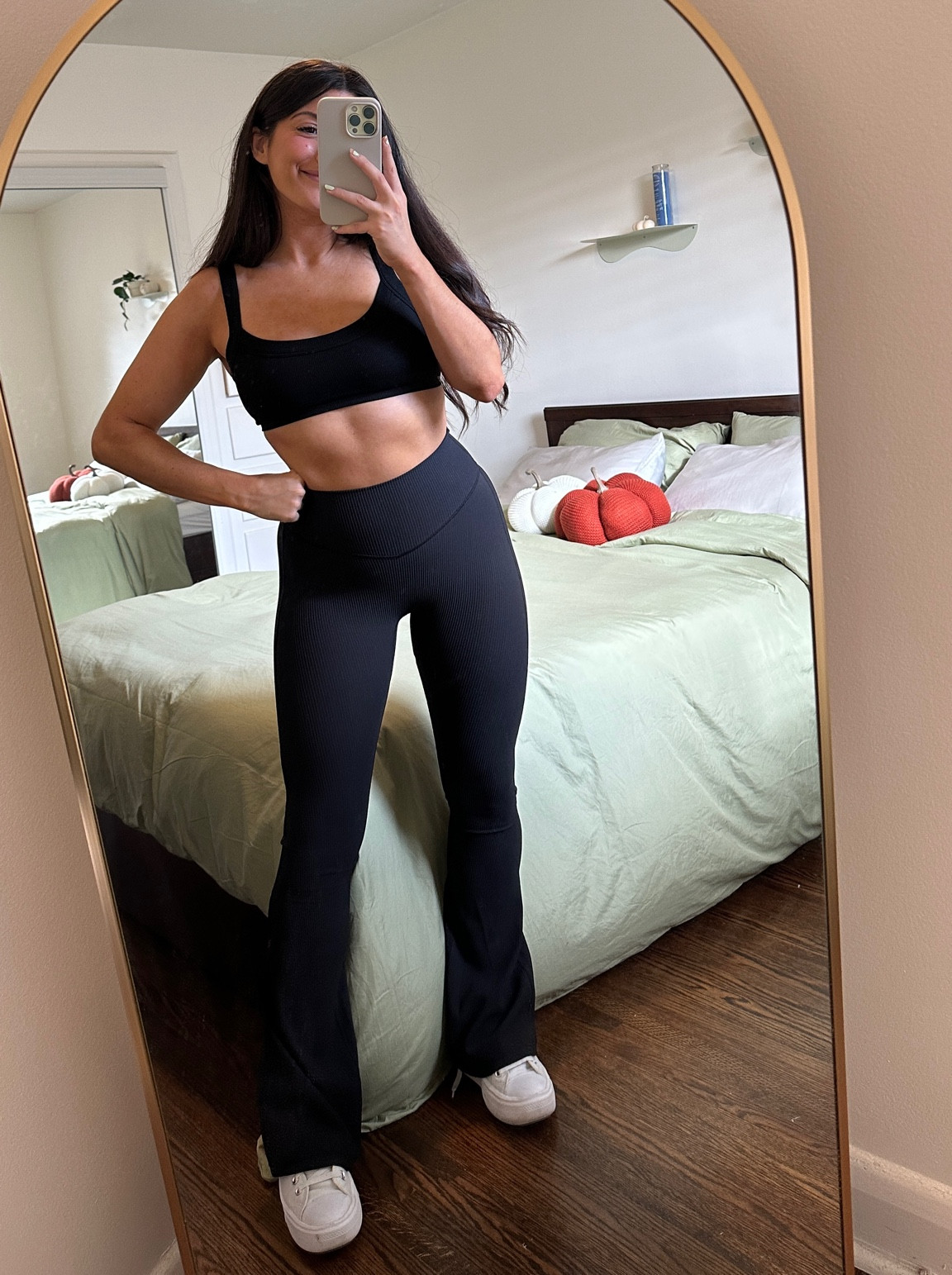 Buffbunny - Material Girl Ribbed Legging Dark Grey Athletic Gym