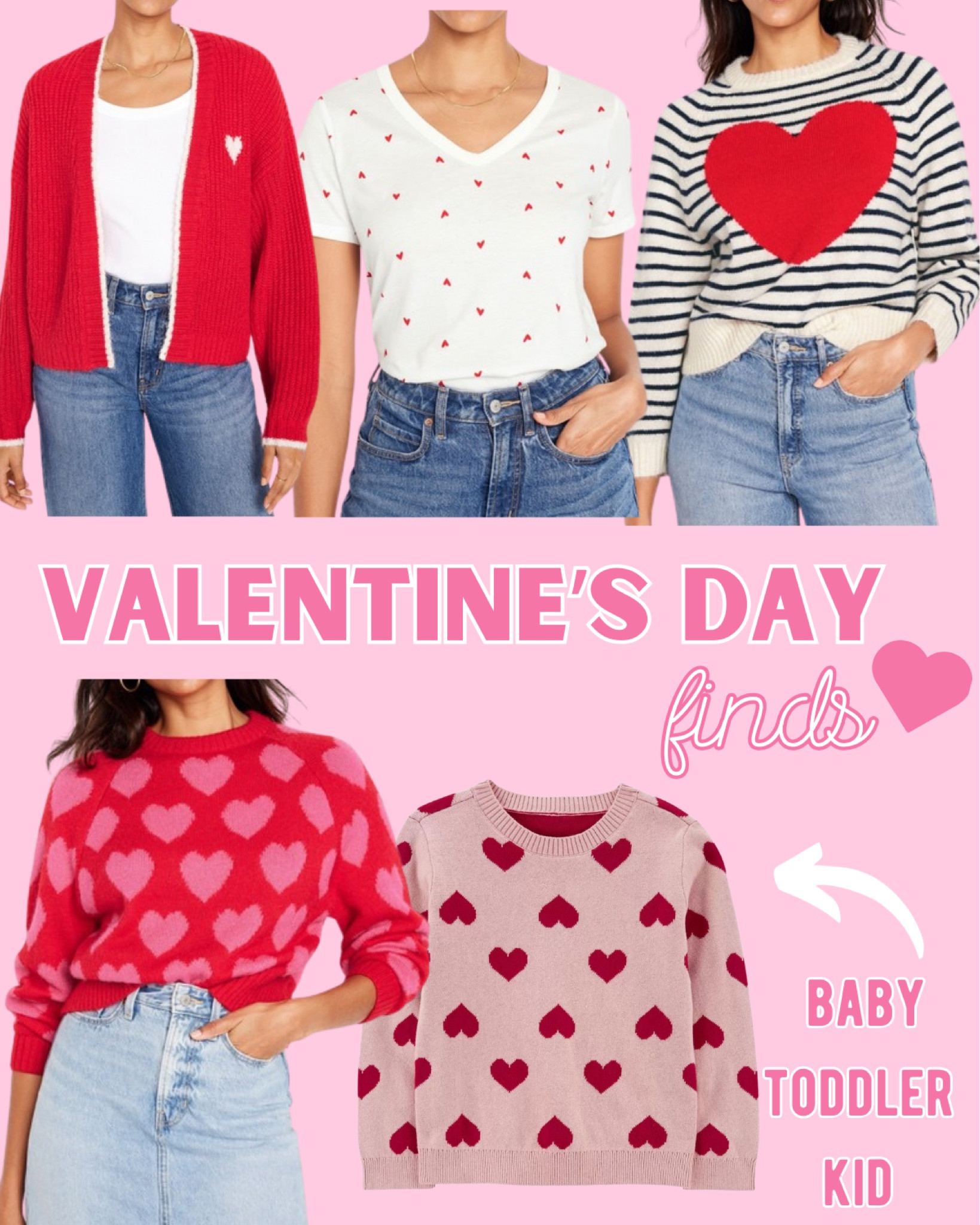 Valentine’s Day sweaters ❤️ 

#LTKfindsunder50 #LTKfamily #LTKHoliday