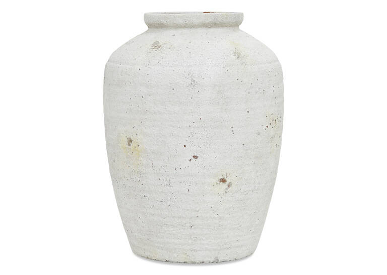 Carmina Vase Small White | Urban Barn