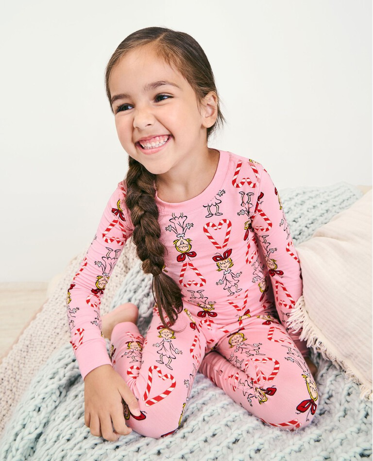 Kids Dr. Seuss Grinch Long John Pajama Set in HannaSoft™ | Hanna Andersson