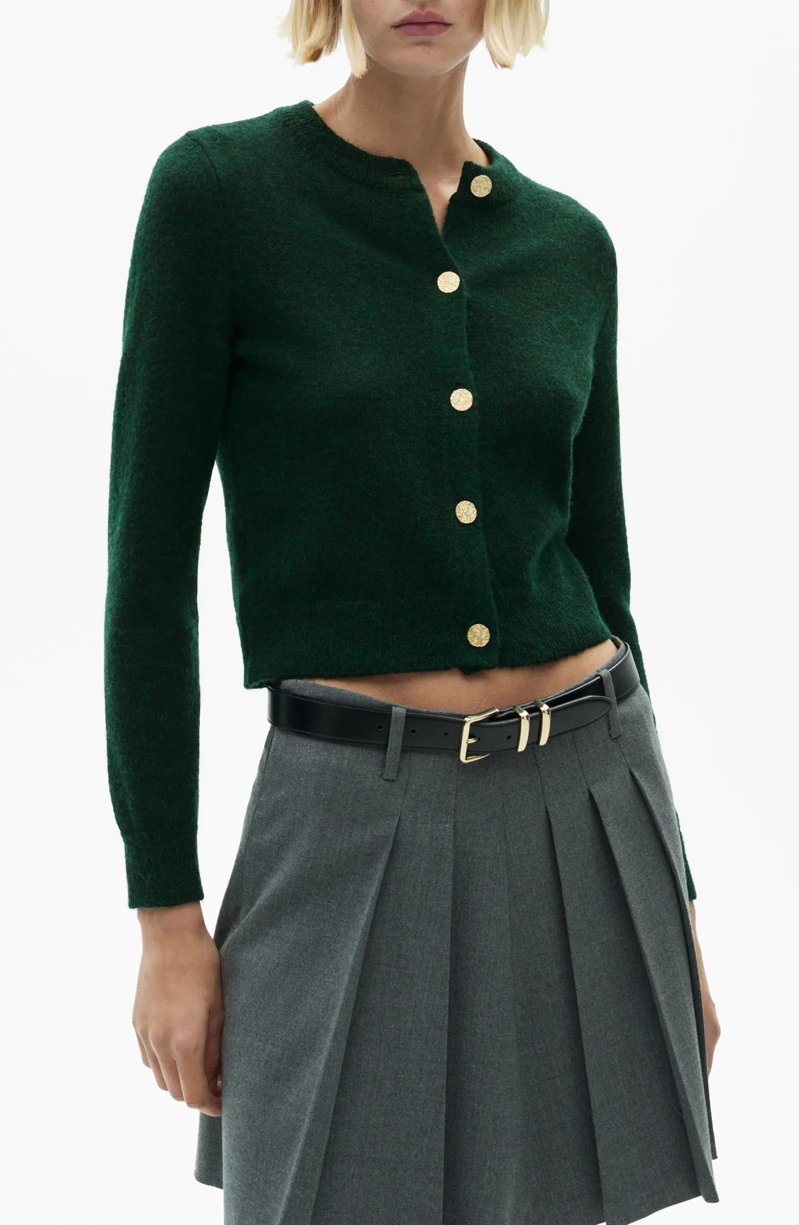 MANGO Eliote Crop Cardigan | Nordstrom | Nordstrom