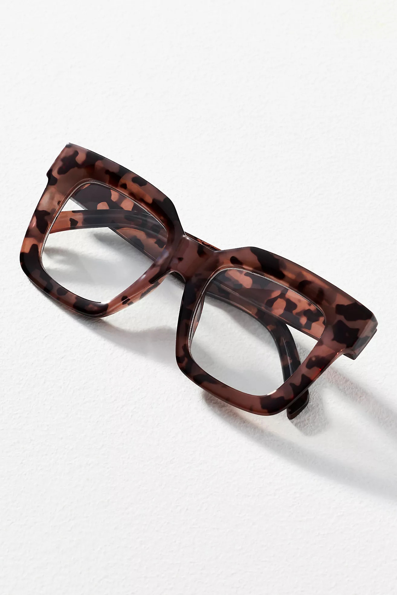Chunky Cara Translucent Blue Light Readers | Anthropologie (US)