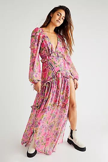For Love & Lemons Annie Maxi Dress | Free People (Global - UK&FR Excluded)