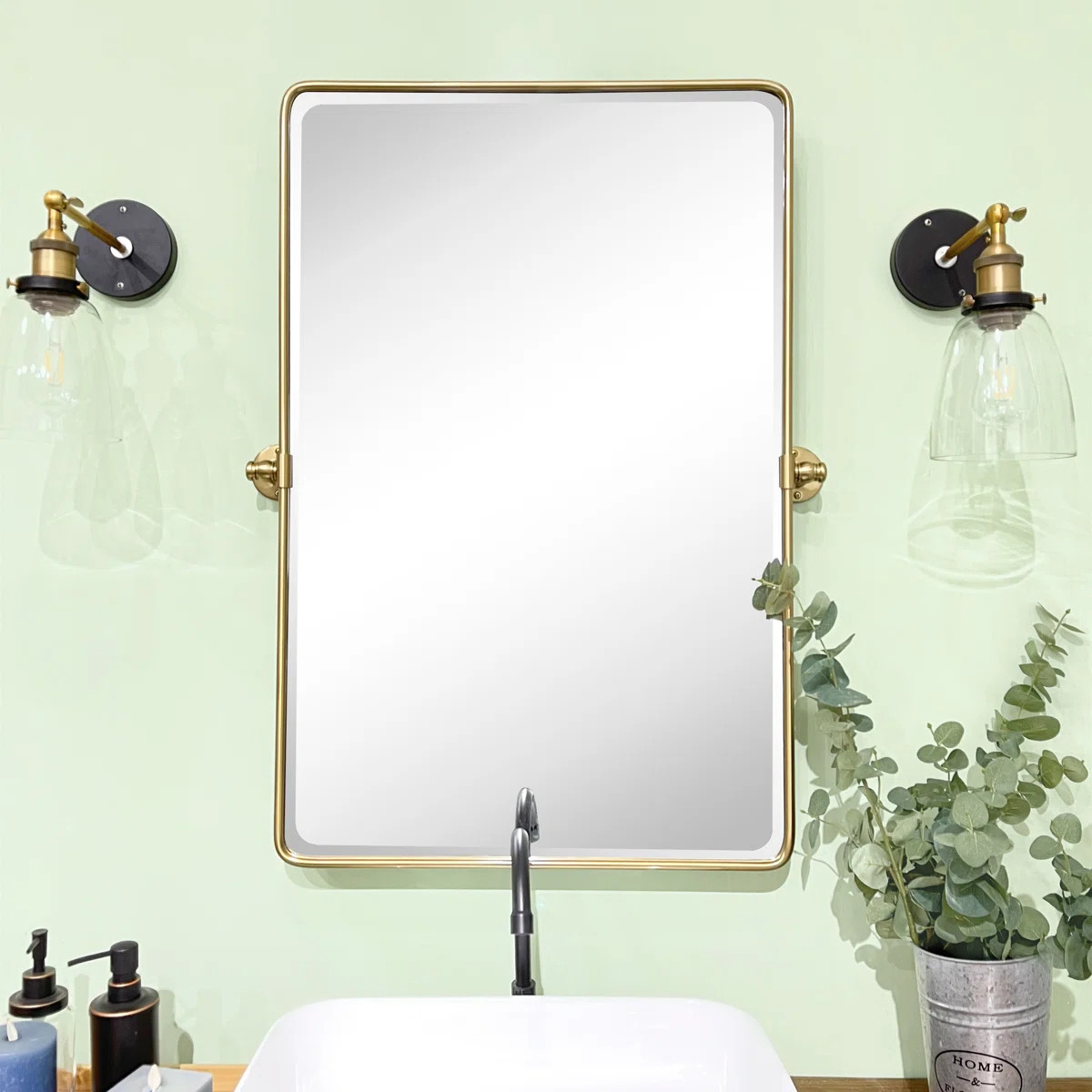 Woodvale Metal Framed Wall Mounted Bathroom / Vanity Mirror | Wayfair North America