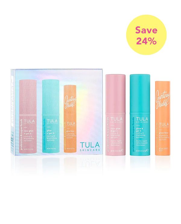 Three Game-Changing Eye Balms in One Kit | Tula Skincare