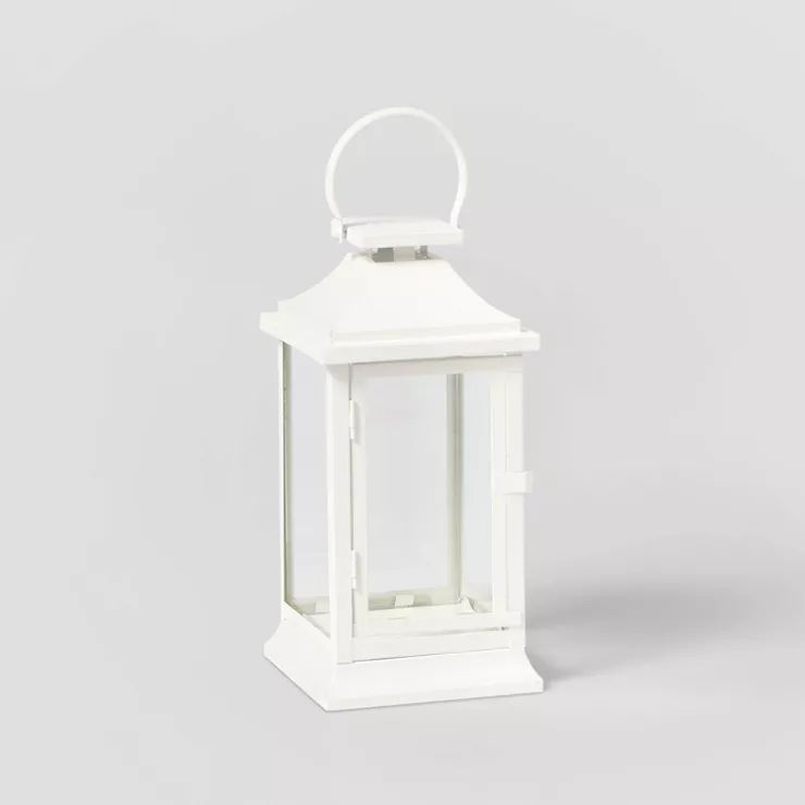 12" Decorative Metal Lantern White - Wondershop™ | Target